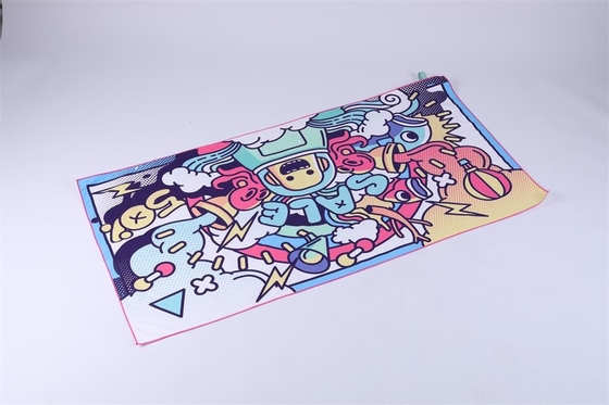 180x85cm повторно используют ткань быстрый сухой уток 200gsm напечатал пляжный полотенце