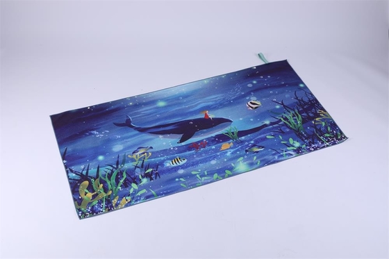 140x70cm повторно используют ткань напечатали быстрое сухое пляжный полотенце человека утюга