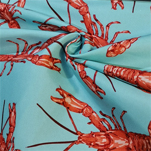 сублимация 120gsm 150d напечатала Twill Microfiber персика ткани