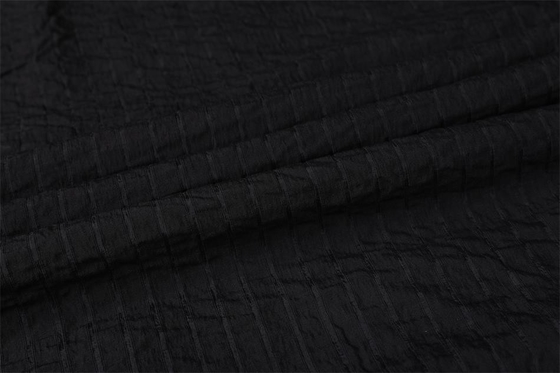 Ткань черное 75Dx75D полиэстера стиля 90gsm нашивки шифоновая