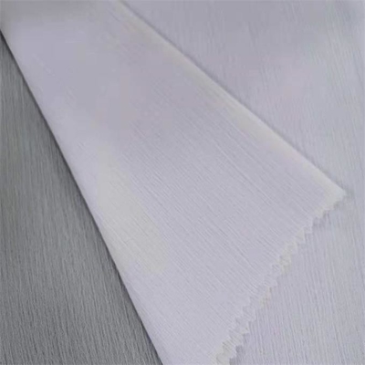 Материал твердого полиэстера ткани Georgette Crinkle 75d шифоновый