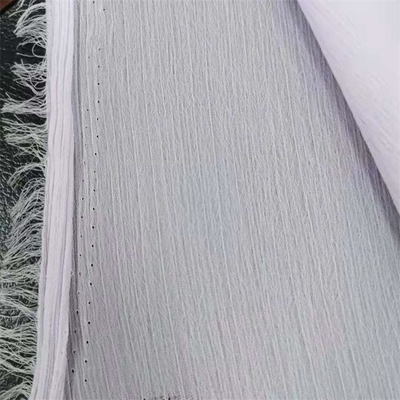 Материал твердого полиэстера ткани Georgette Crinkle 75d шифоновый