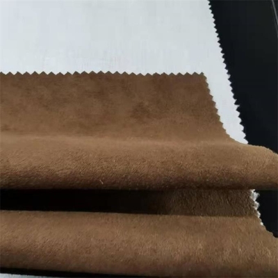 ткань 150CM замши полиэстера 200gsm 75d скрепленное двором