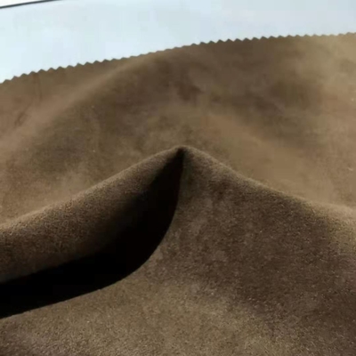ткань 150CM замши полиэстера 200gsm 75d скрепленное двором