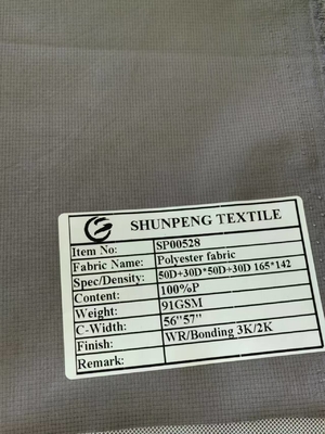 50D+30D*50D+30D 100%P 91GSM Полиэстерная ткань